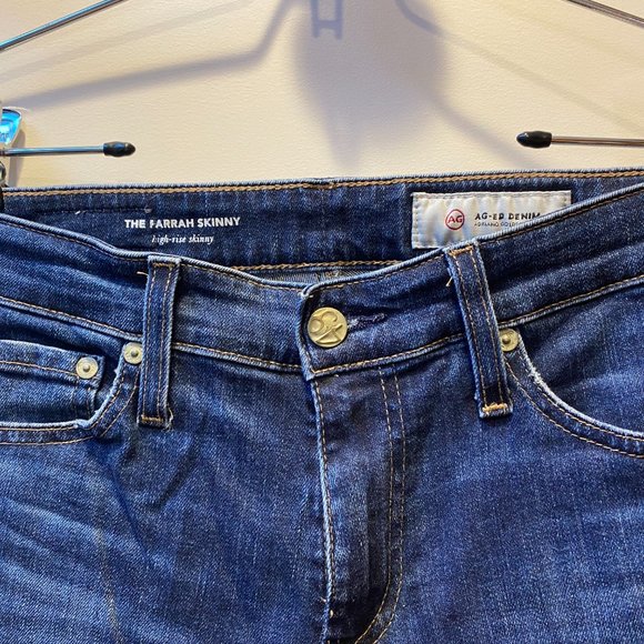 AG Jeans-the farrah skinny high-rise skinny - Picture 3 of 3